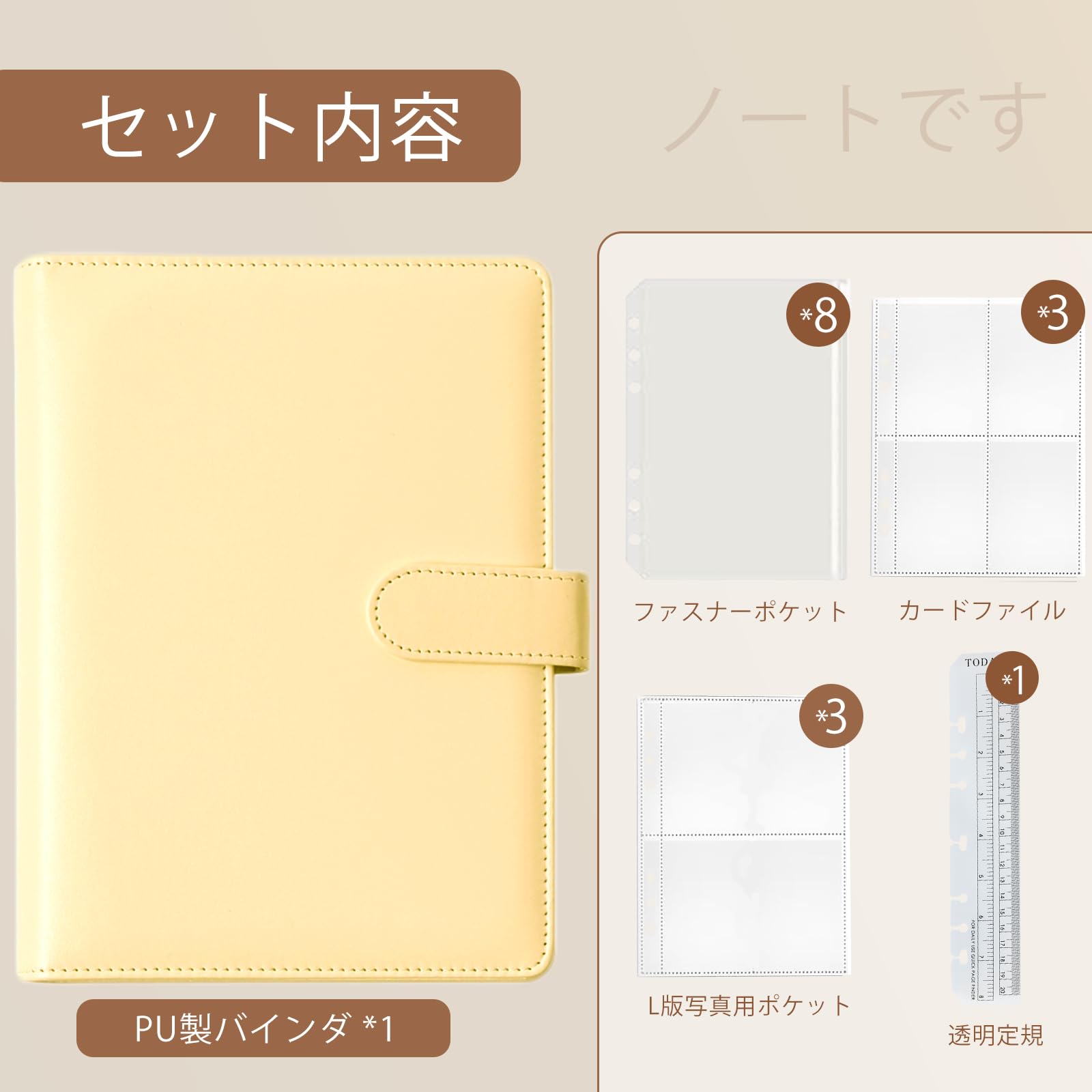 Amazon.co.jp: SUZIYER 予算バインダー A5 家計管理ケース 家計の袋