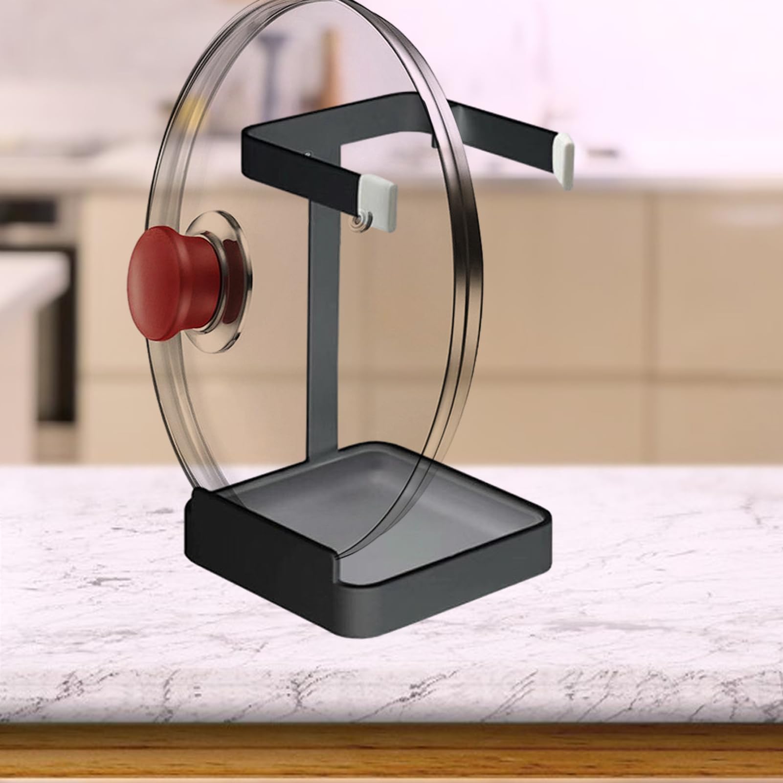Poggia Mestolo in metallo, porta cucchiaio di vitello e griglia per coperchio, utensile da cucina multifunzione Sto per cucchiaio, spatola e accessori per pentole