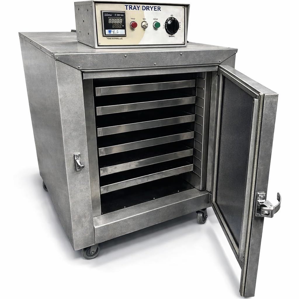 Laboratory Tray Dryer – Hot Air Circulation Drying Oven for Pharma, Chemical & Food Samples | 3 Tray | Mild Steel |-image-24