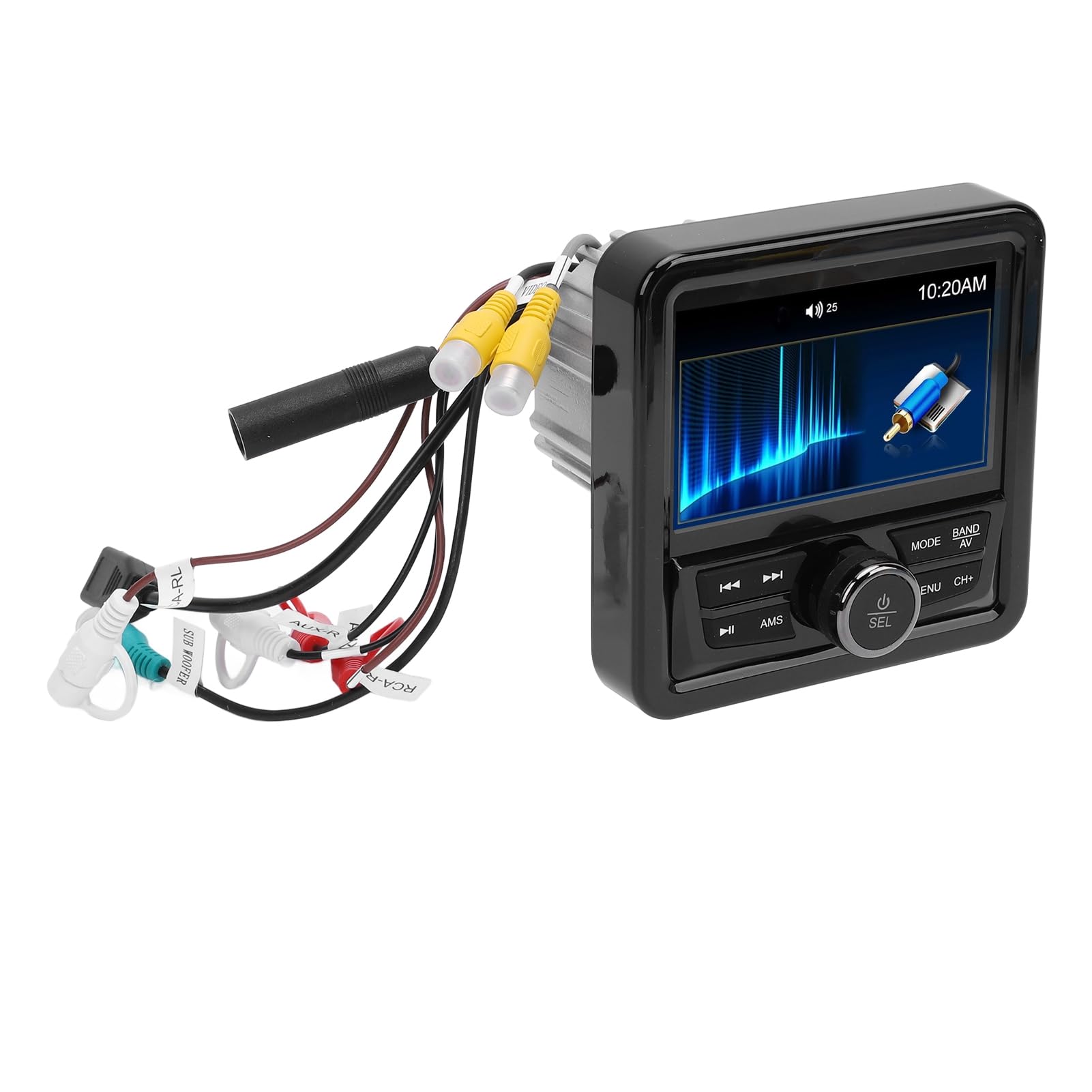 Ricevitore Radio FM per Barche, Stereo Marino Impermeabile con Riproduzione USB, Audio Compatto per Barche, Camion e Navi Marittime
