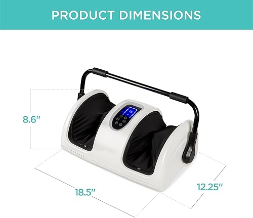 Miniatura 7 de Best Choice Products - Máquina masajeadora de pies Shiatsu, masajeador de piernas de reflexología terapéutica con circulación sanguínea, dolor