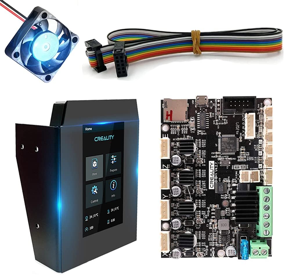 Ender 3/Pro/V2/3 Max/5/5 Pro Touch Screen + 4.2.7 Silent Board + 24v RBG Fan