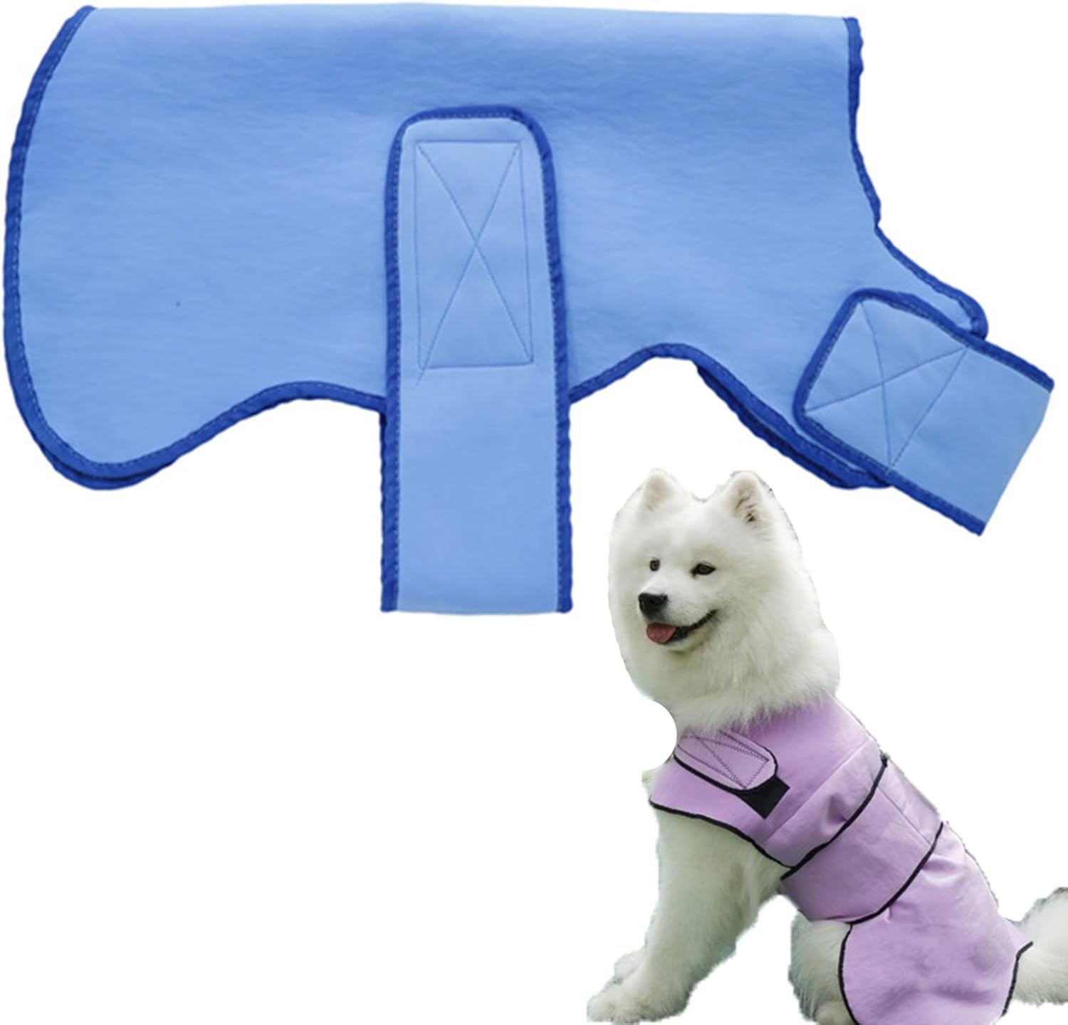 Cooling Vest for Dogs Longer Cooling Time Cooler Jacket Cool Fabric Applicable to All Breeds of Canines Cool Pet Cooler Vest for Walking Outdoor Training Adjustable