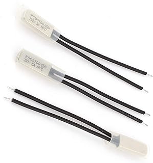 Aexit 3 Pcs Outlets & Accessories KSD9700 60 Celsius Normal Close Bimetal Outlet Switches Thermostat Switch