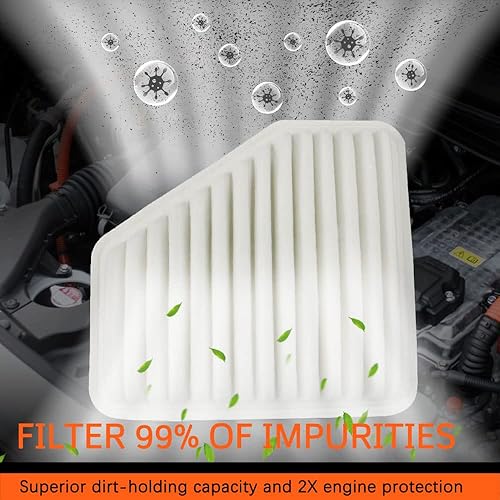 Miniatura 4 de Filtro de aire de motor, (CA10169) compatible con ToyotaLexusScion para Camry V6 (2007-2011), RAV4 (2006-2012), Matrix (2009-2013), Venza