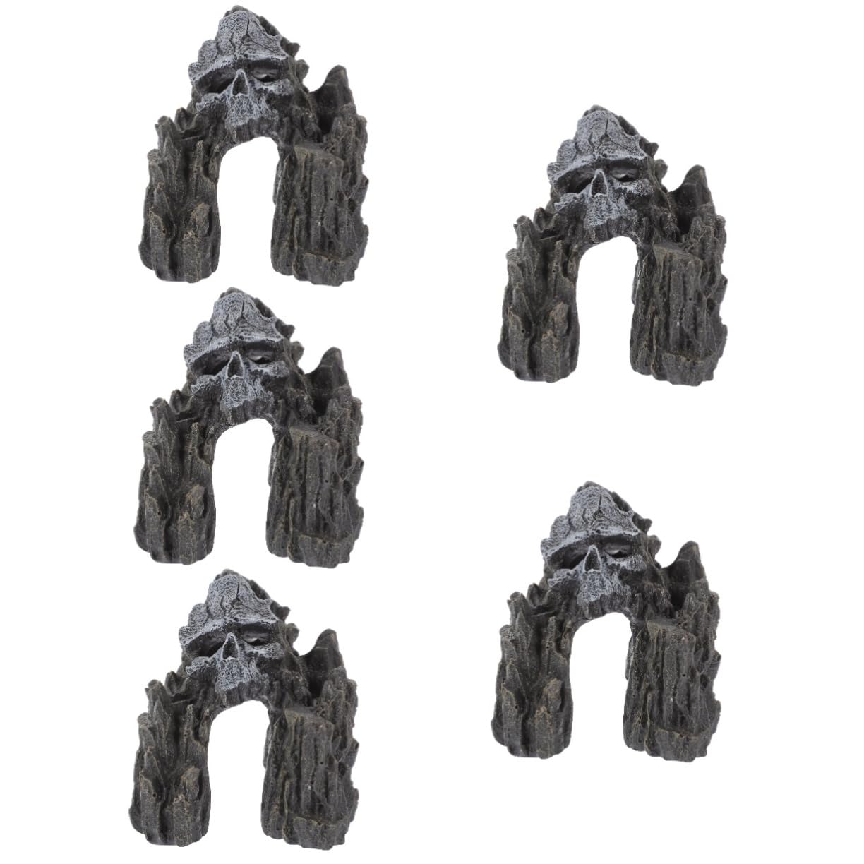 BESPORTBLE 5 Pièces Grotte Fish Tank Décoration Fish Tank Décorations Aménagement Paysager Ornement Fish Tank Accessoires Aquarium Orner Réservoir Abri Ornement Figurine Décoration Réservoir