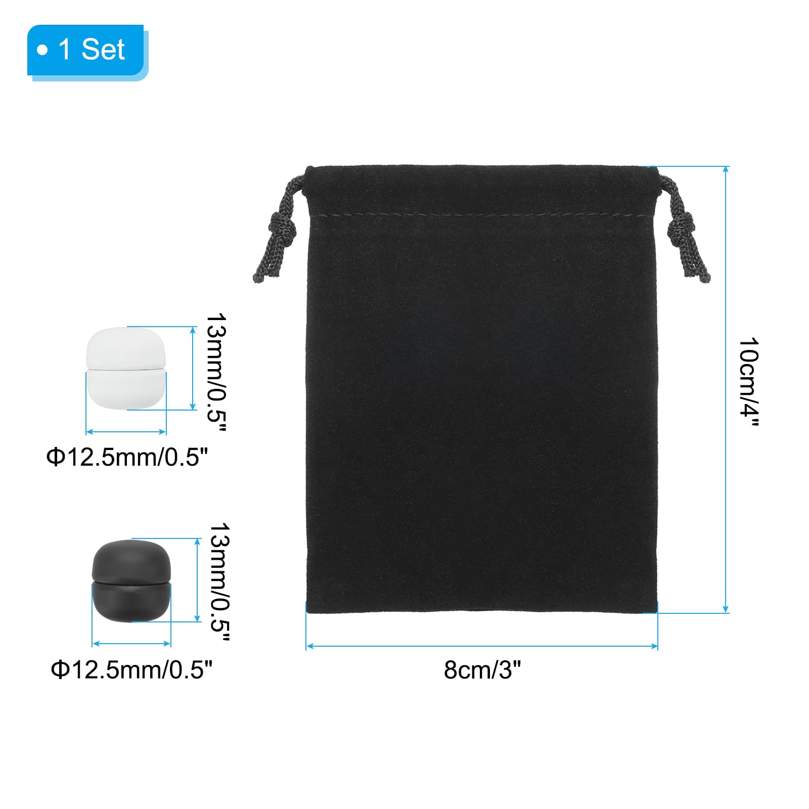 PATIKIL Hijab Magnetic Pins with Storage Bag - Image 2