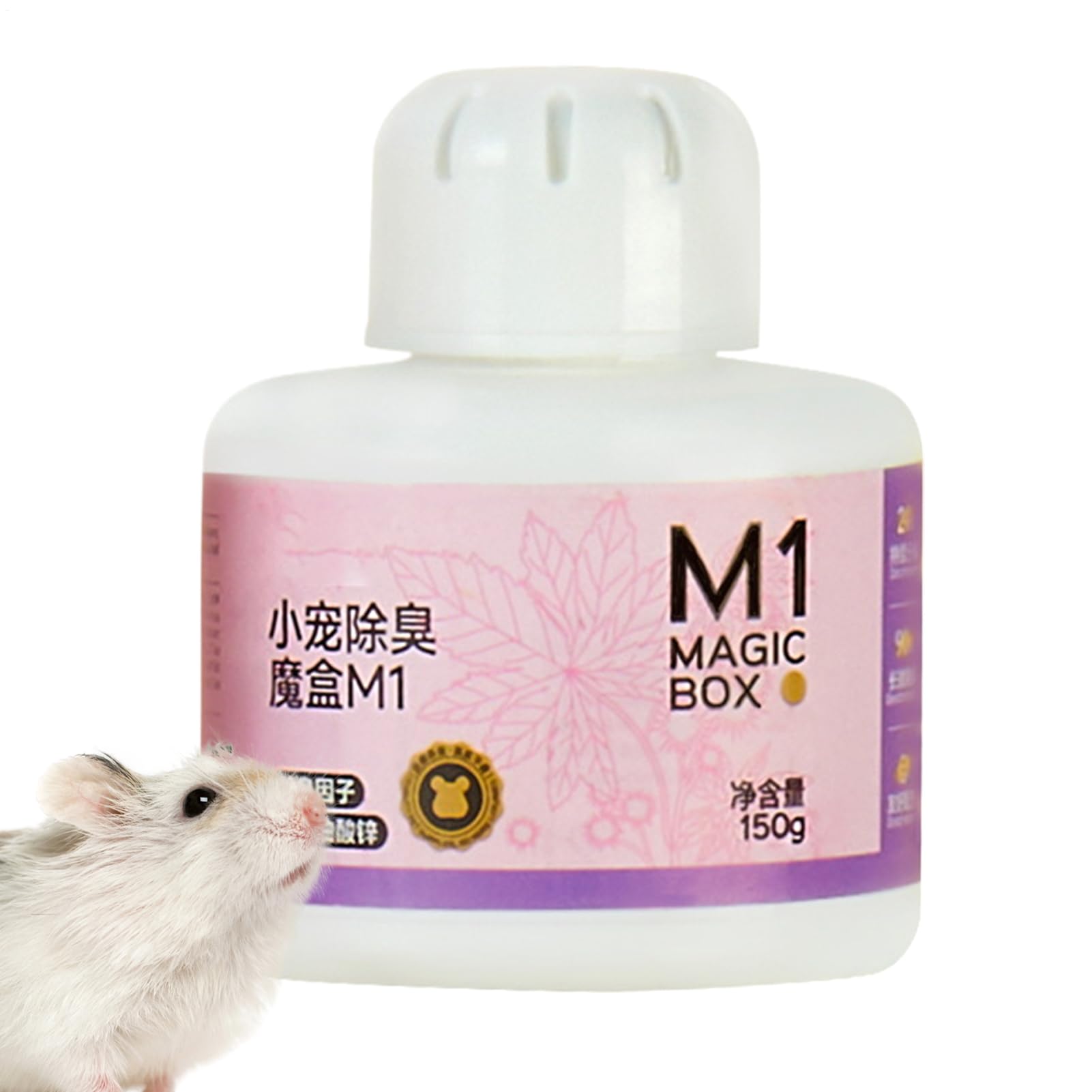 Gel deodorante per criceti – 150 g per animali di piccola taglia, neutralizzatore di odori di porcellini d', coni freschi per roditori, controllo sicuro degli odori, purificazione 'aria