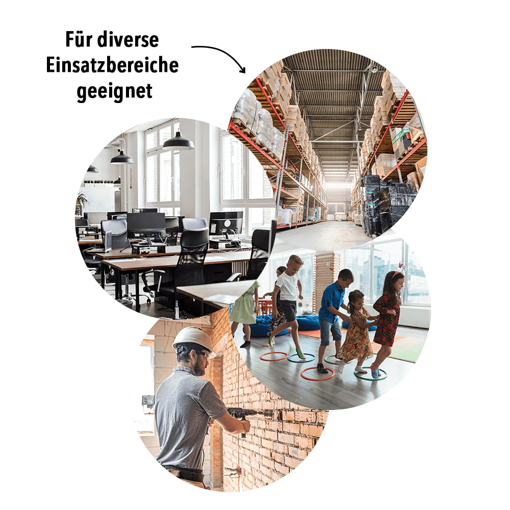 IEA Medical 4x Verbandskasten DIN 13157 – Erste-Hilfe-Kasten Büro & Betrieb | Robustes Gehäuse, DIN 13157-konform, inkl. Wandhalterung & Anleitung – für Büro, Betrieb, Praxis, Werkstatt & Zuhause