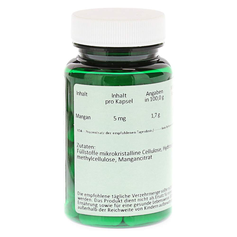 MANGAN 5 mg Citrat Kapseln 60 St