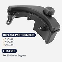 Vista 6 de 590949 Tanque de combustible del motor, tanque de combustible de gasolina con línea de combustible y válvula de cierre de combustible reemplaza