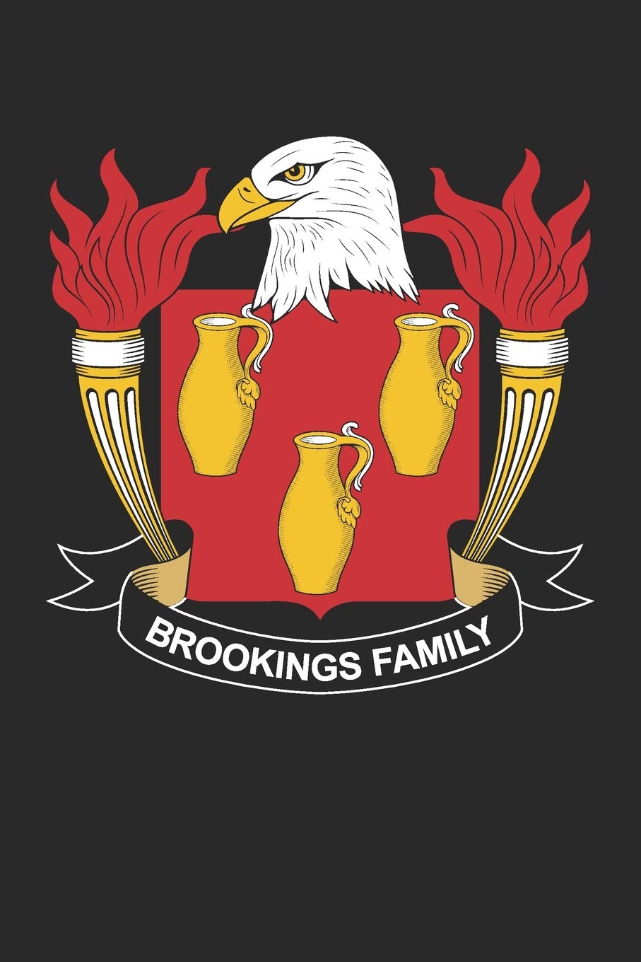 Brookings: Brookings Coat of Arms and Family Crest Notebook Journal (6 x 9 - 100 pages)