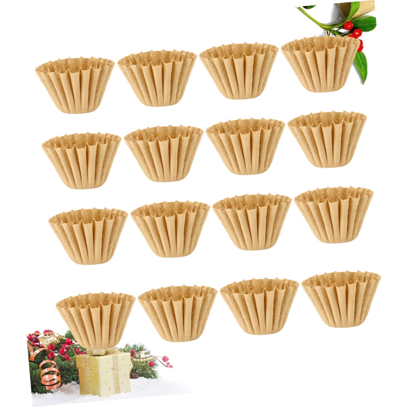 TOPBATHY 3 Juegos De Filtros De Papel Para Cafeteras De Goteo Manual Con Forma De Pastel Resistentes A Fugas Para Cafeteras De 1 A 2 Tazas (50 Unidades)
