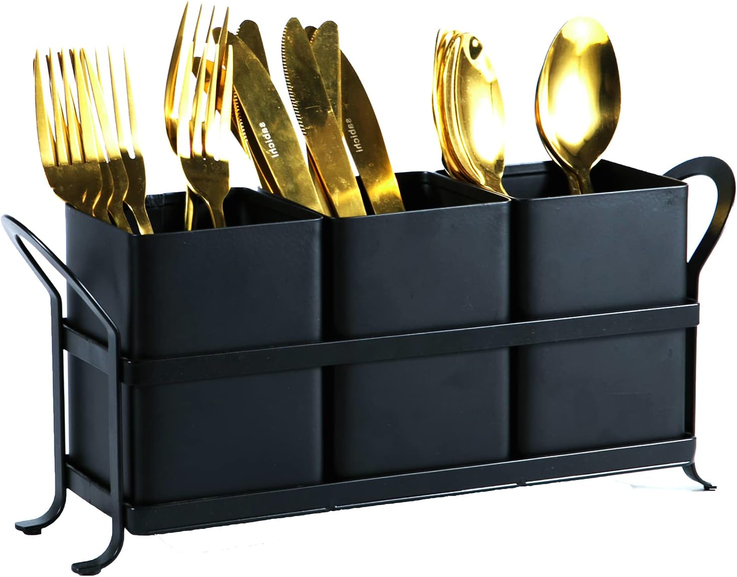 Sorbus Utensil Holder,Upright Silverware Holder with Caddy