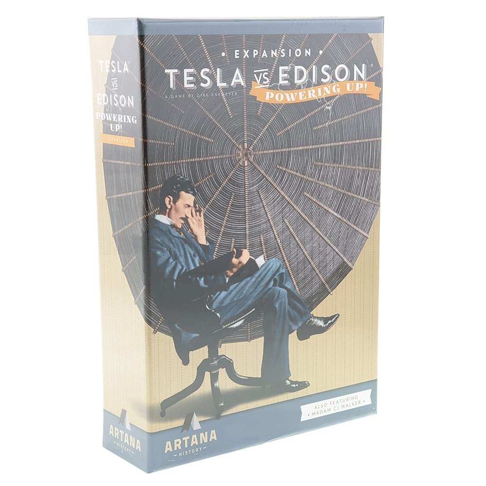 Genius Games Tesla vs Edison Game - Powering Up! Expansion Box