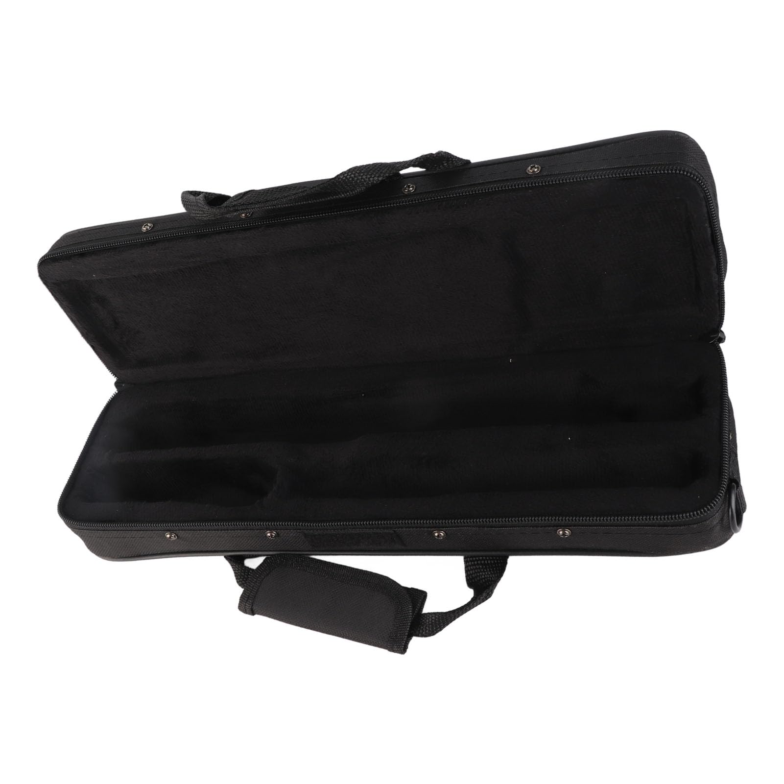 Custodie per Flauto in Tessuto Oxford Borsa Portatile Leggera Resistente All'acqua 16 Fori per Flauto Nero
