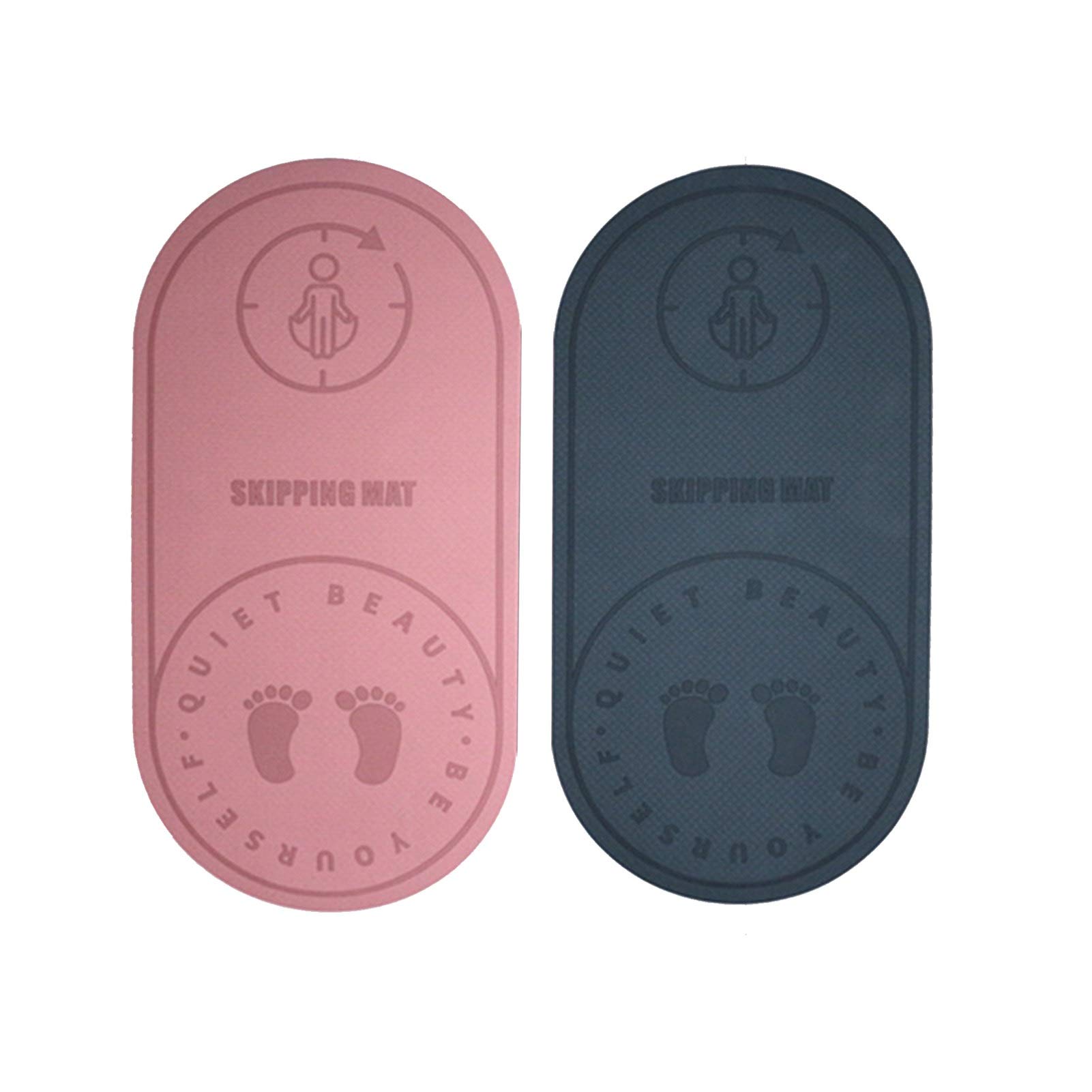 127X62CM Tappetino per tampone per salto domestico Tappetino per yoga silenzioso Tappetino per corda per saltare aerobica Tappetini antiscivolo per allenamento sportivo