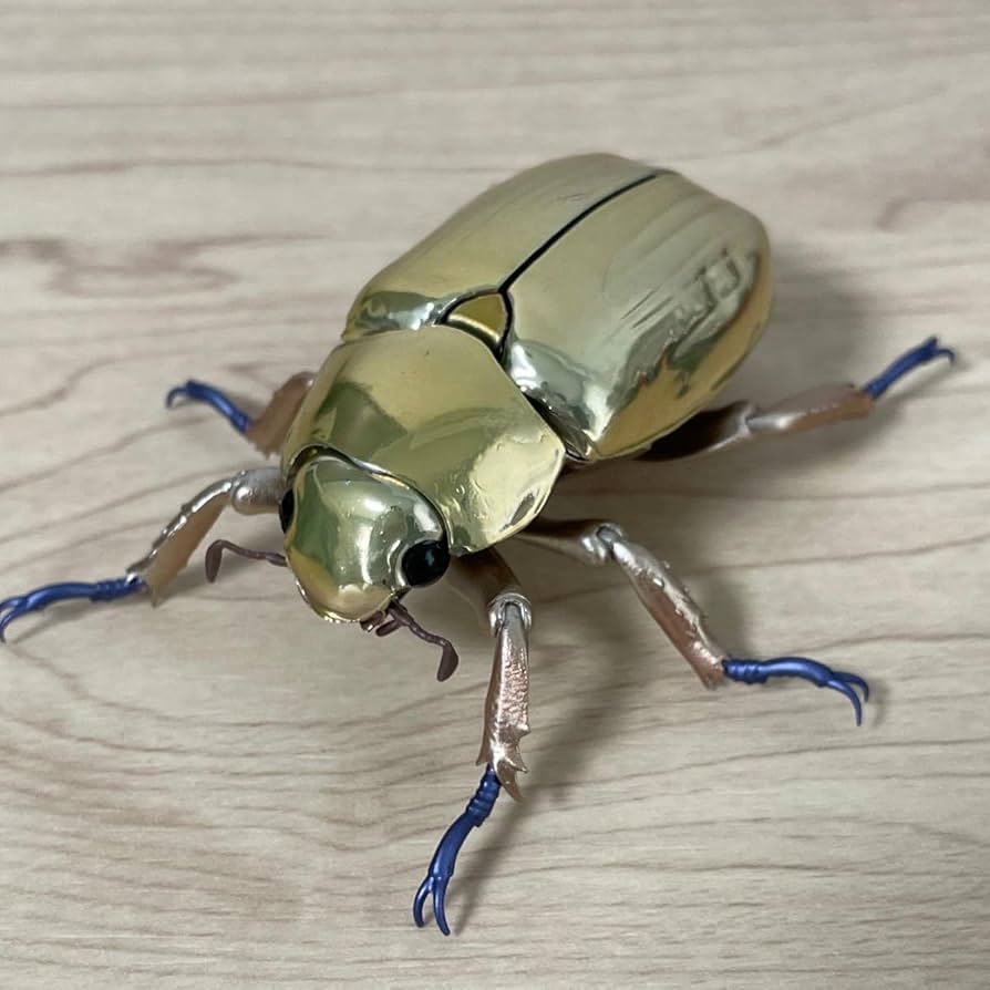 Amazon | プラチナコガネ（ゴールド） いきもの大図鑑アドバンス