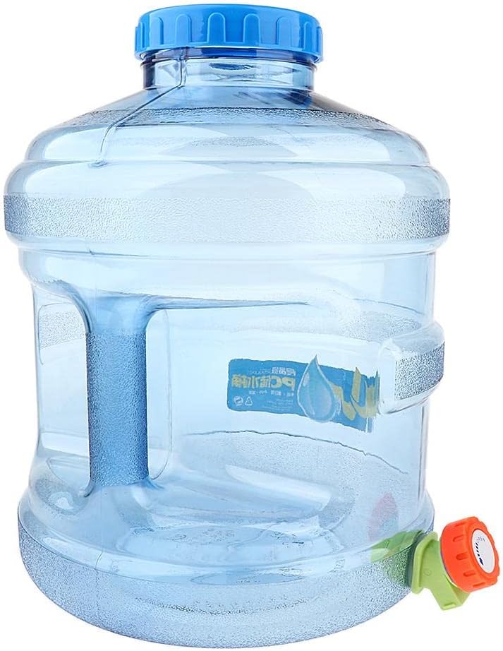 11.3L Outdoor Camping Water Bucket with Tap | Leak-Proof PC Material | Convenient Dispensing Valve | 3 Gallon Capacity | Portable Handle | Reusable Environmental Friendly Jug