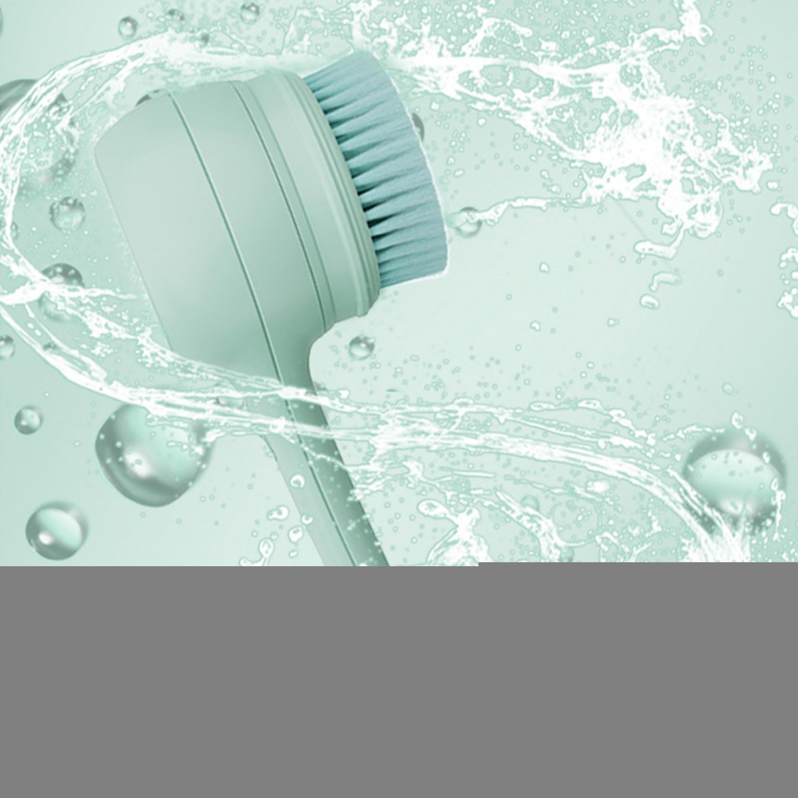 Cepillo de baño de doble mango, impermeable, mango largo, cepillos de baño