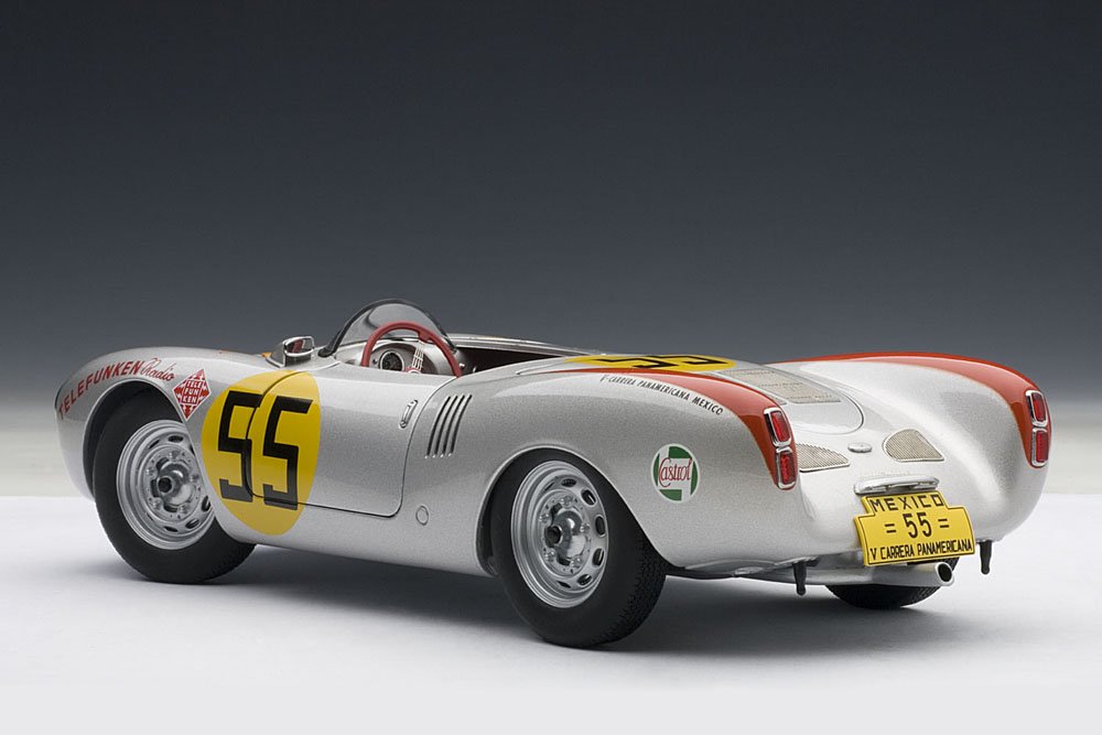 Amazon | AUTOart 1/18 ポルシェ 550スパイダー '54 #55 (カレラパン