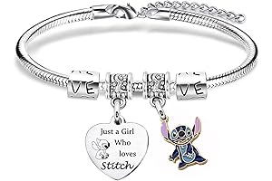 Ohana Stitch Charm Bracelet