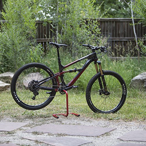 Feedback Sports Scorpion Moto-Style Bike Stand - 2 Piece (Red)