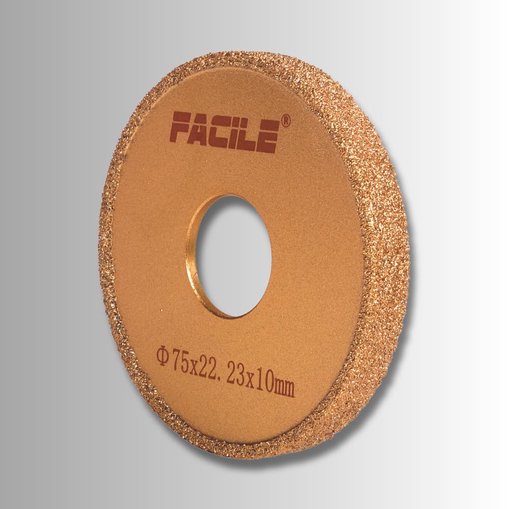 Facile® 10mm Diamond Brazed Square Shape Grinding Wheel – Precision Groove & Edge Finishing Disc for Stone, Marble & Granite | M14 Angle Grinder Compatible | Durable Pro Tool-image-9