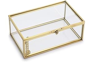 Hipiwe Glass Keepsake Box: Timeless Elegance for Precious Keepsakes