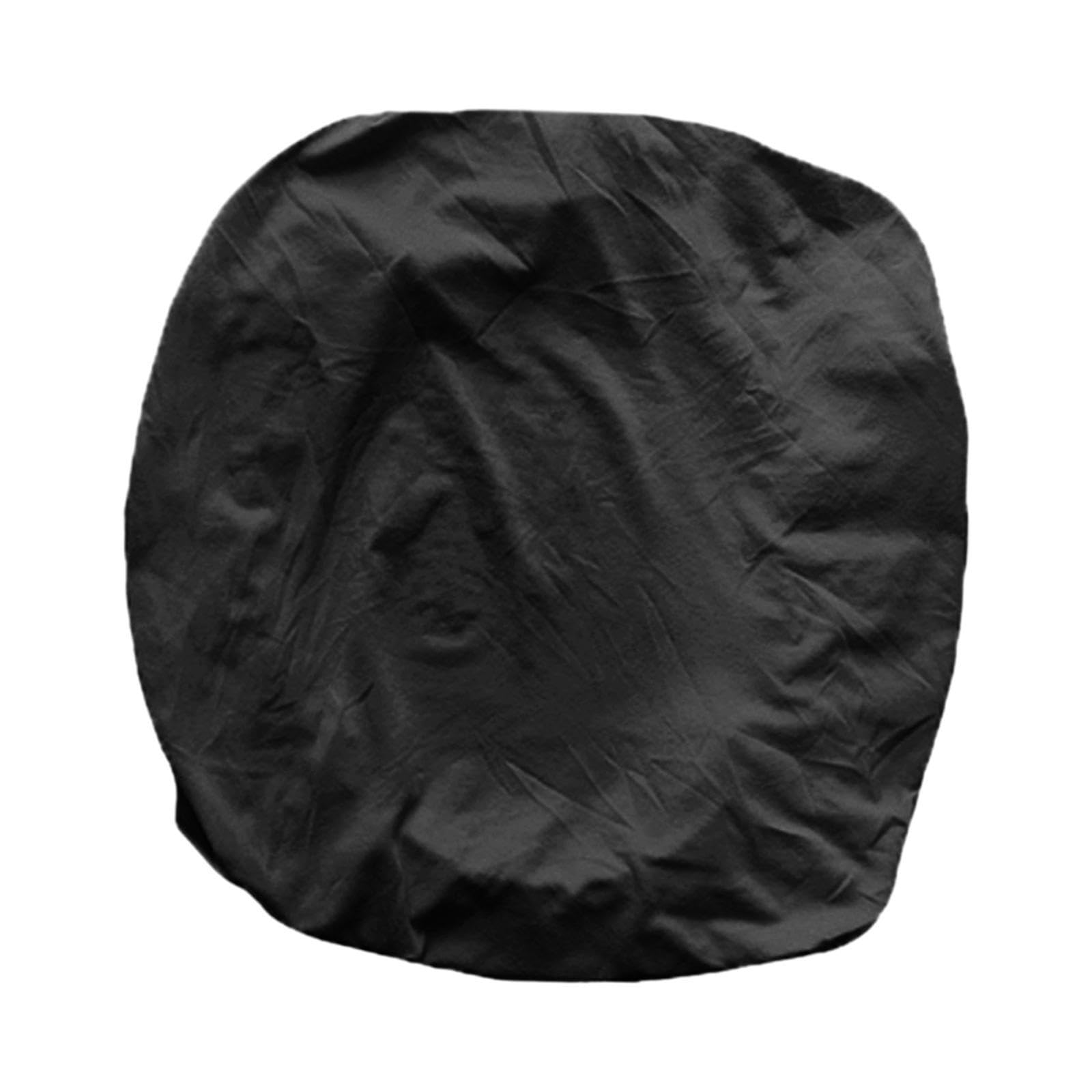 Quxvuis Black Luxury Chair Slipcover For Seat Cushion Providing Backup Wear And Tear In Busy Households Elastic Dining Room Chair Covers Dustproof Seat Slipcover, 38-48Cm
