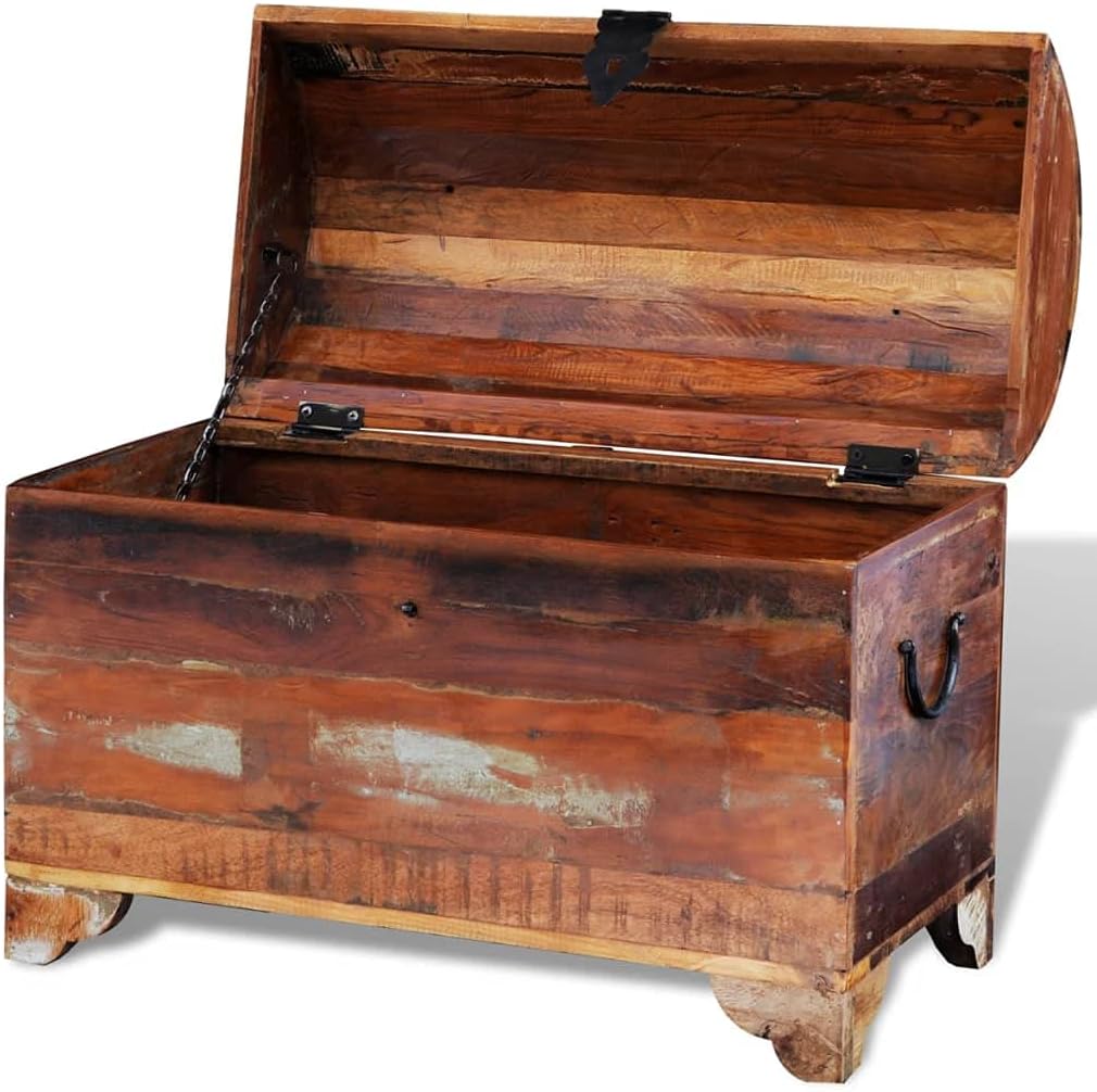 Reclaimed Storage Chest Solid Wood