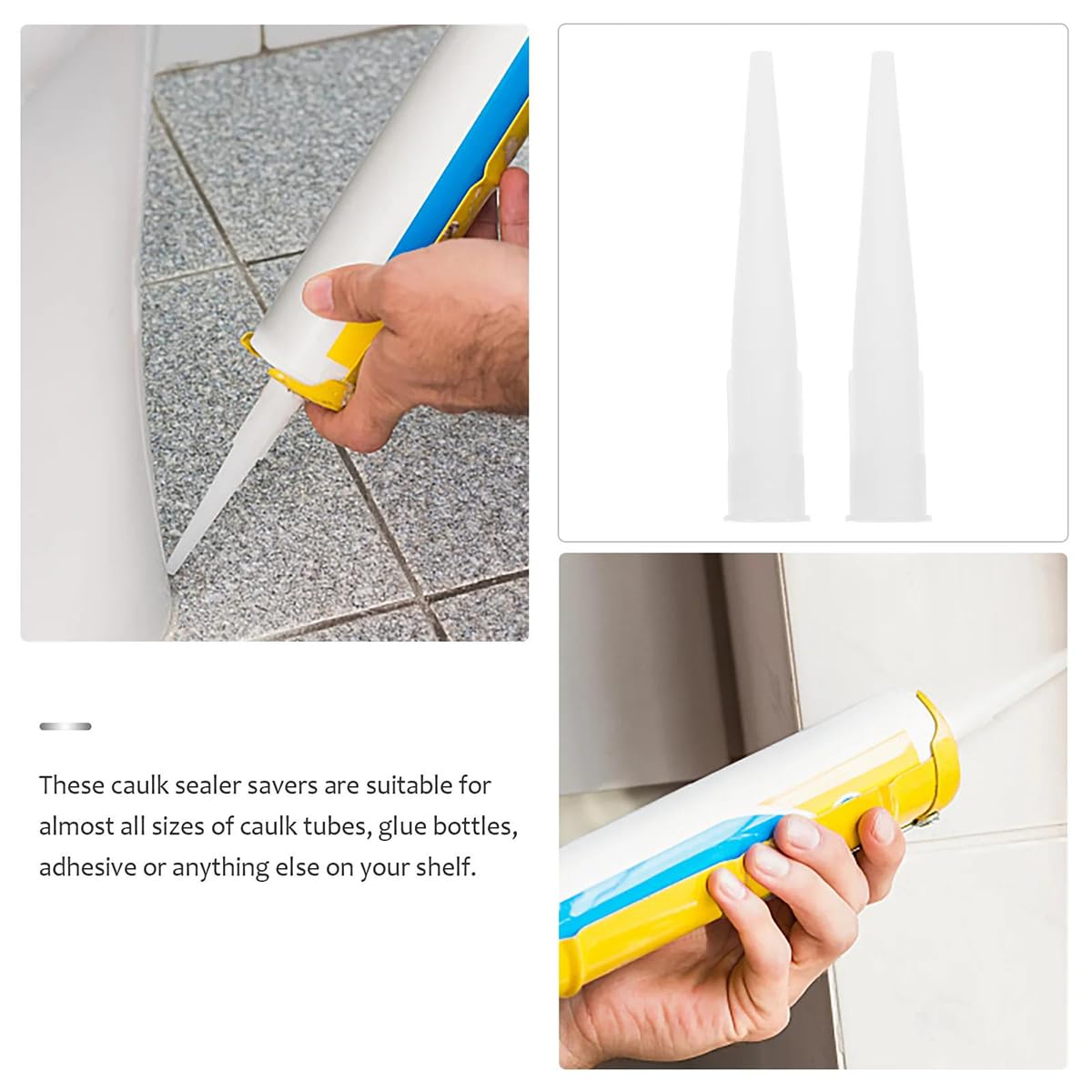 Ugelli Per Pistola Silicone - 30 Pezzi Con Spatola, Per Sigillanti E Calafataggio - Foto 12