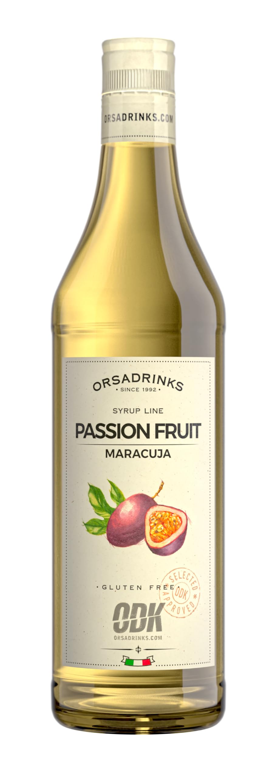 ODK Passionfruit Syrup | Cocktails, Coffee, Iced Tea, Cooking, Baking and Desserts| 75cl