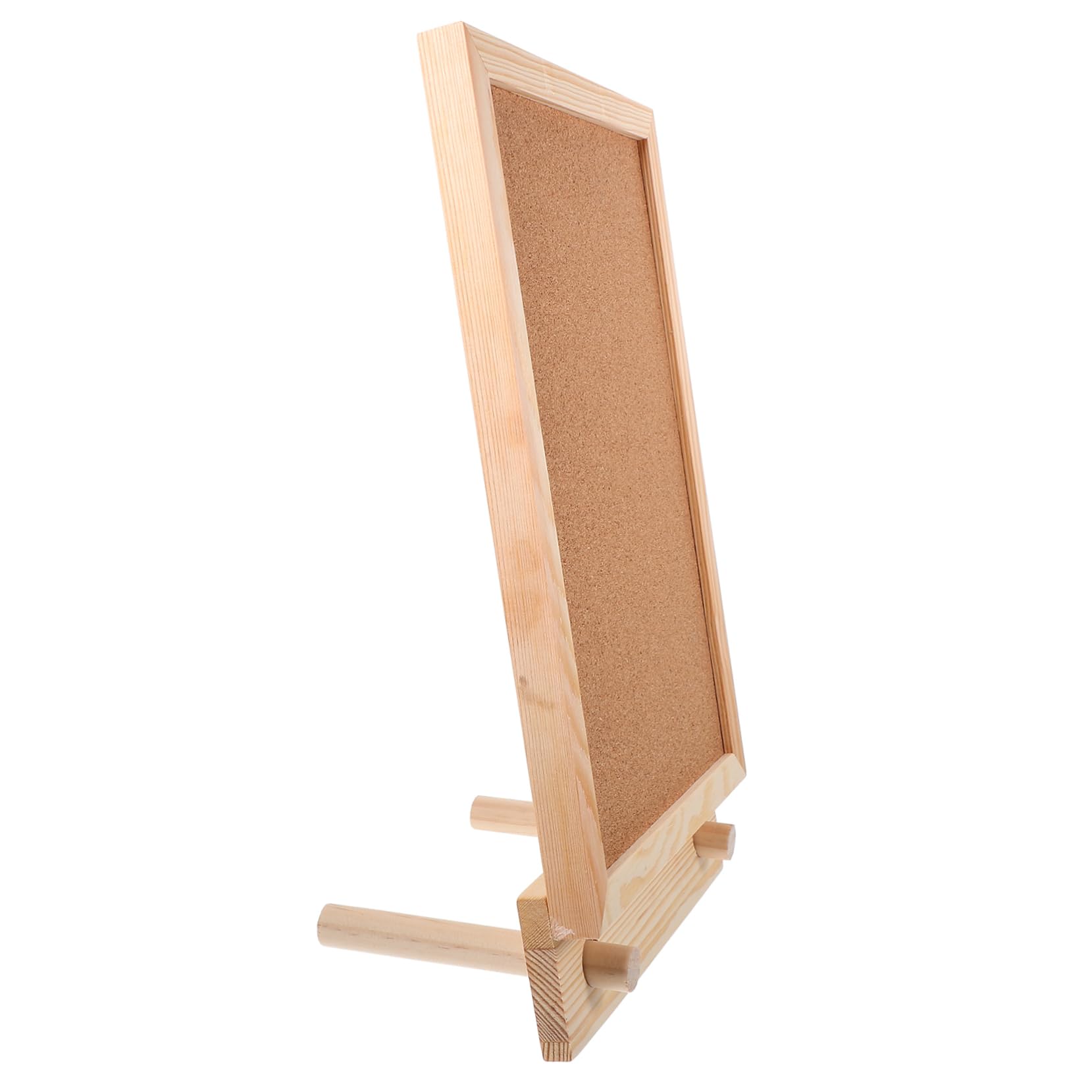 Angoily 4 Tablero de Corcho de Escritorio con Soporte Tablero de Anuncios Compacto para Notas y Fotos Diseño para Oficina y