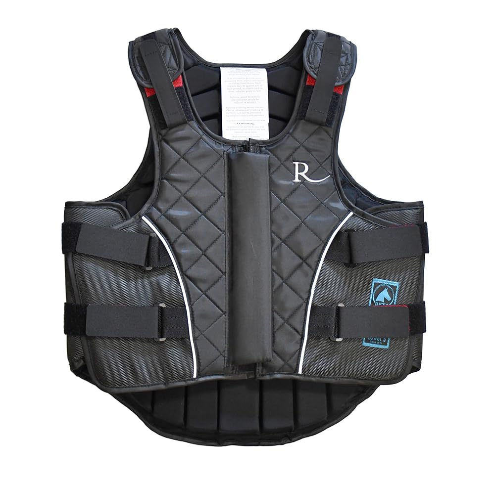 Rhinegold Pro-Tec Adults Body Protector for Horse Riding - Medium, Black