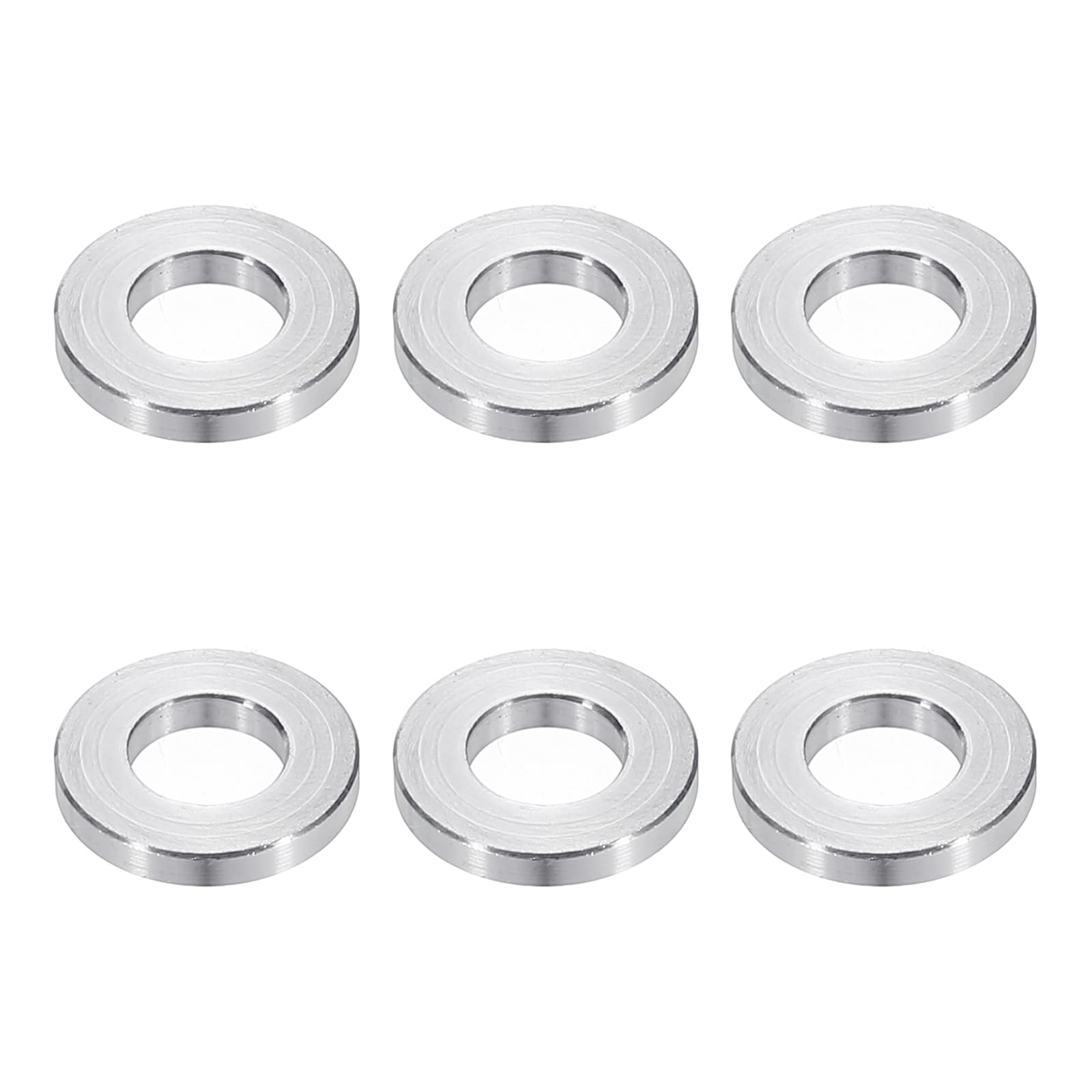 PATIKIL M8 Aluminum Spacers, 6pcs 5/16" x 5/8" Round Metal Spacers for 5/16 or M8 Screw Bolts