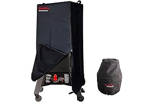 BroilPro Accessories Smoker Cover Fits Masterbuilt 20050716 ThermoTemp Propane Smoker Including Tank Cover (Fit 20050716)