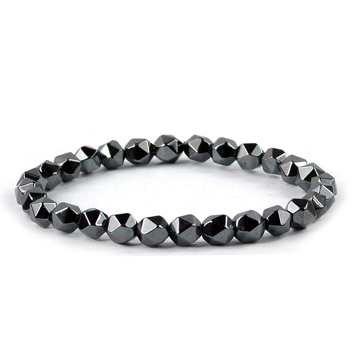See full amazon price history chart for Crystu Hexagon Hematite Bracelet Natural Crystal Stone 6 mm Diamond Cut Beads Bracelet Round Shape for Reiki Healing and Crystal Healing Stone (Color : Silver) Crystu Hexagon Hematite Bracelet Natural Crystal Stone 6 mm Diamond Cut Beads Bracelet Round Shape for Reiki Healing and Crystal Healing Stone (Color : Silver) (B08T5VD7F8) Amazon Price History, Amazon Price Tracker