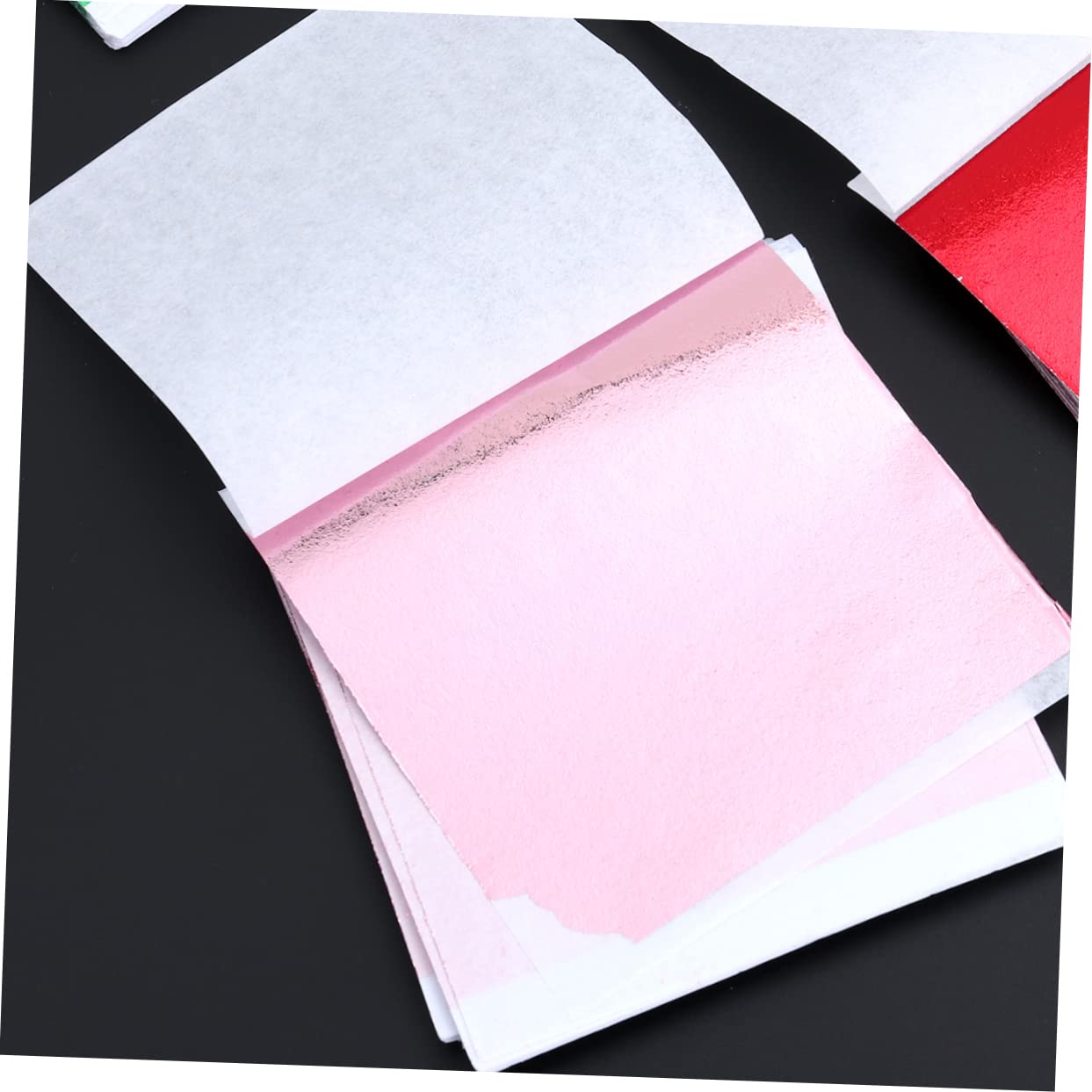 ULDIGI Imitation Leaf Sheets 9x9cm Foil Paper 300pcs for Decor Painting Craftwork