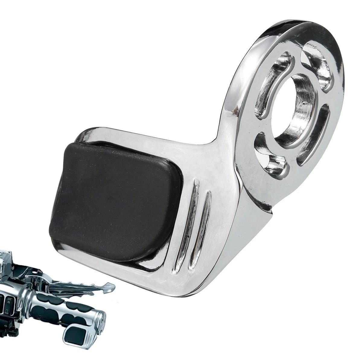 YONGYAO Motorcycle Throttle Wrist Pad Rest Assist Grips Control For Harley Kuryakyn Iso