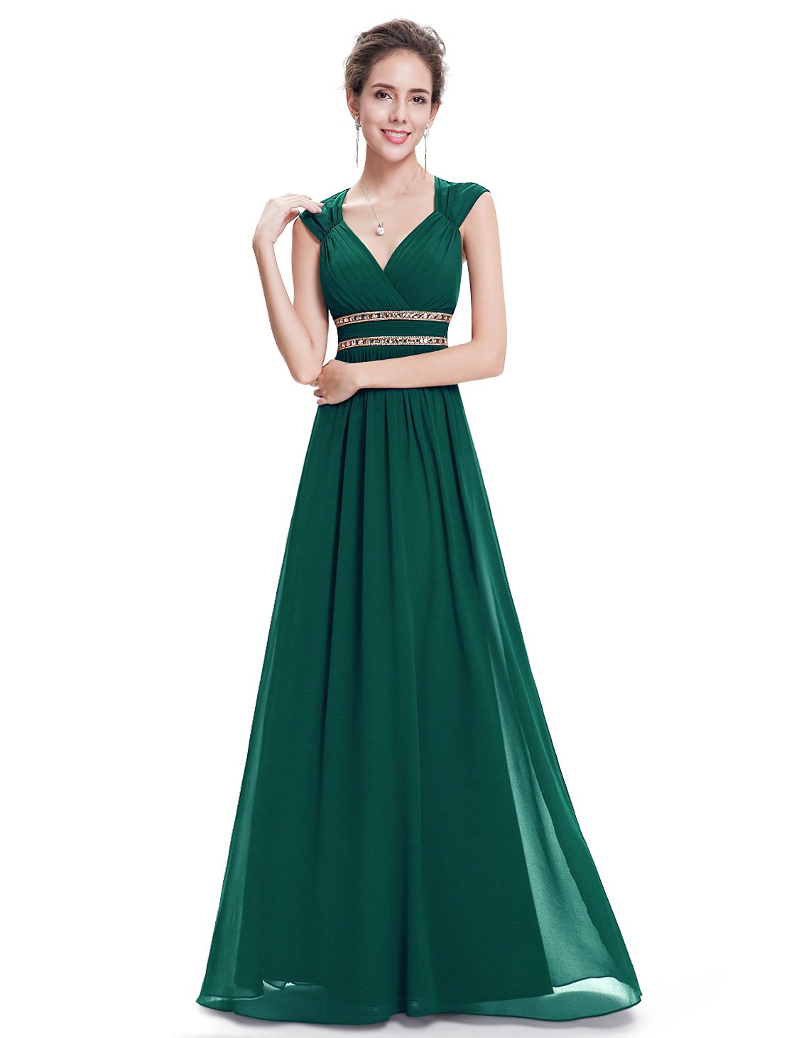 green emerald velvet dress Emerald green Grecian style maxi evening dress – The Frockery main image 0