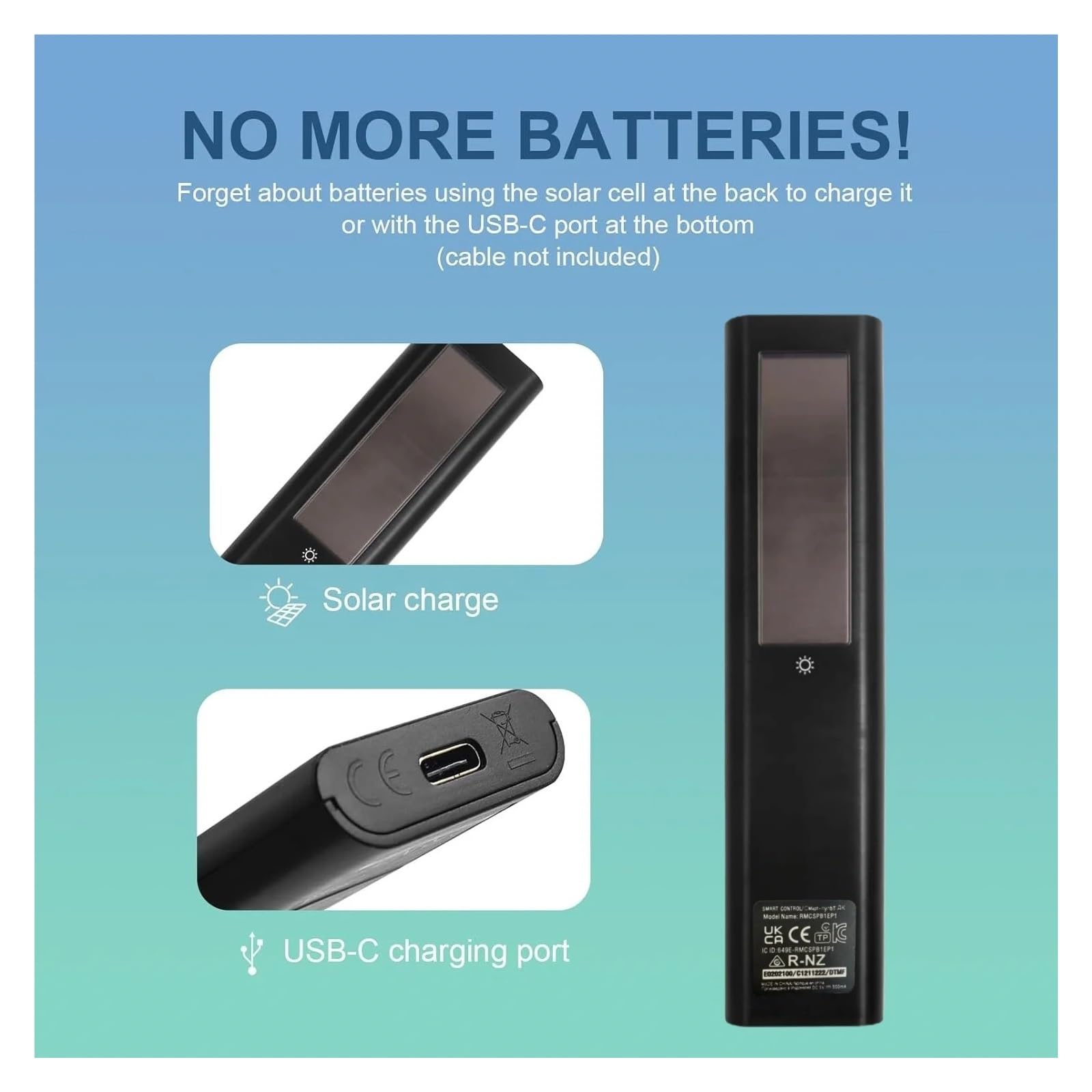 1 pièces de Remplacement à Distance vocale BN59-01385A de Charge Solaire