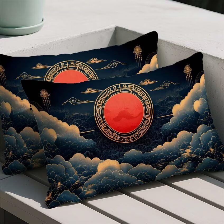 Housse de coussin extérieur imperméable pour salon de jardin - 2