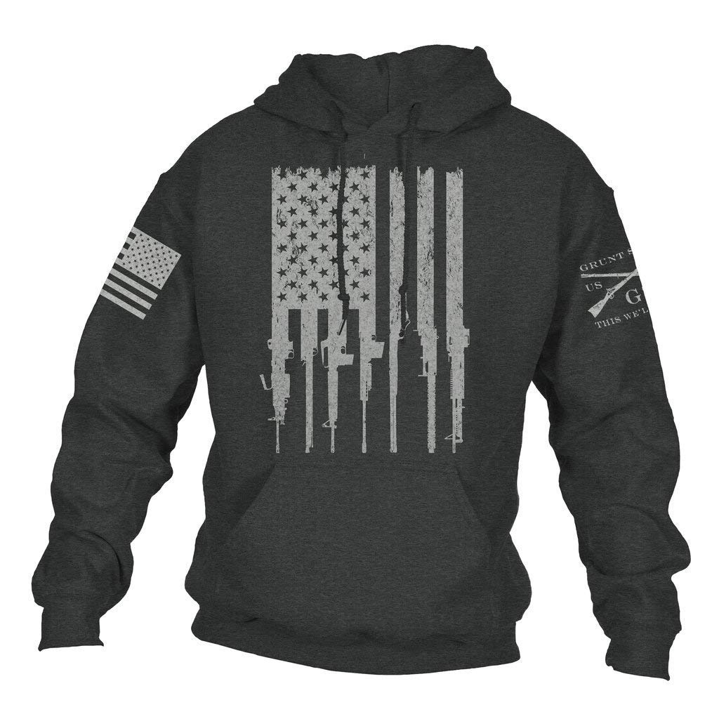 American Rifle Flag Men's Hoodie