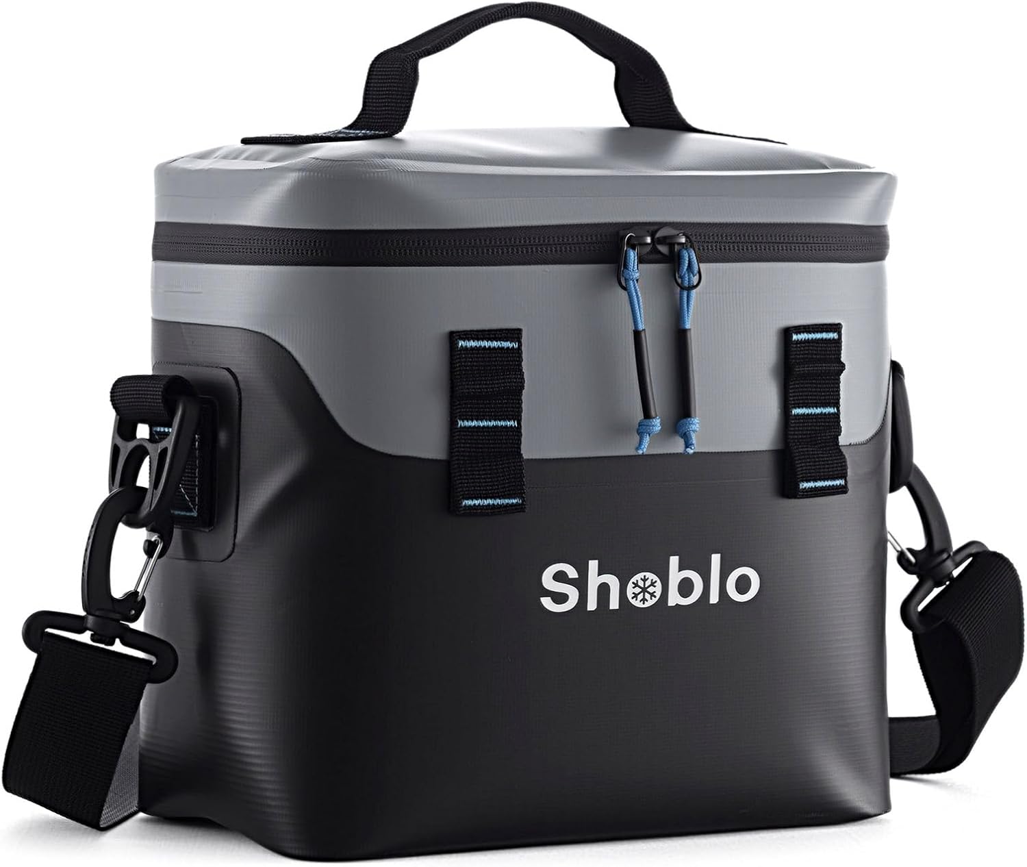 Soft-Sided Cooler Bag, 9 Can Insulated Leakproof Portable Cooler Bag, Waterproof Lunch Cooler with Shoulder Strap, Small Cooler Bag for Beach, Camping, Picnic, Travel, Work