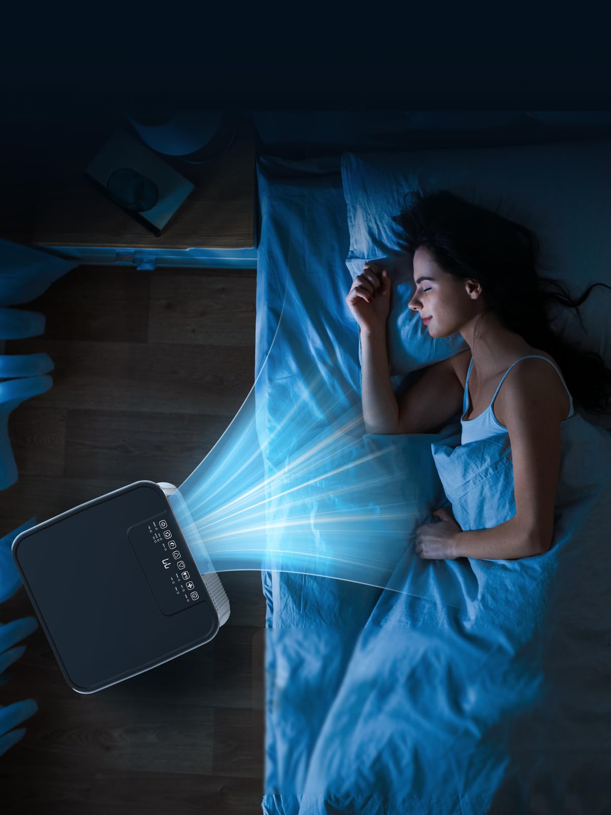 Amazon | 9000 BTU 3-in-1 ポータブルエアコン - 急速冷却、除湿