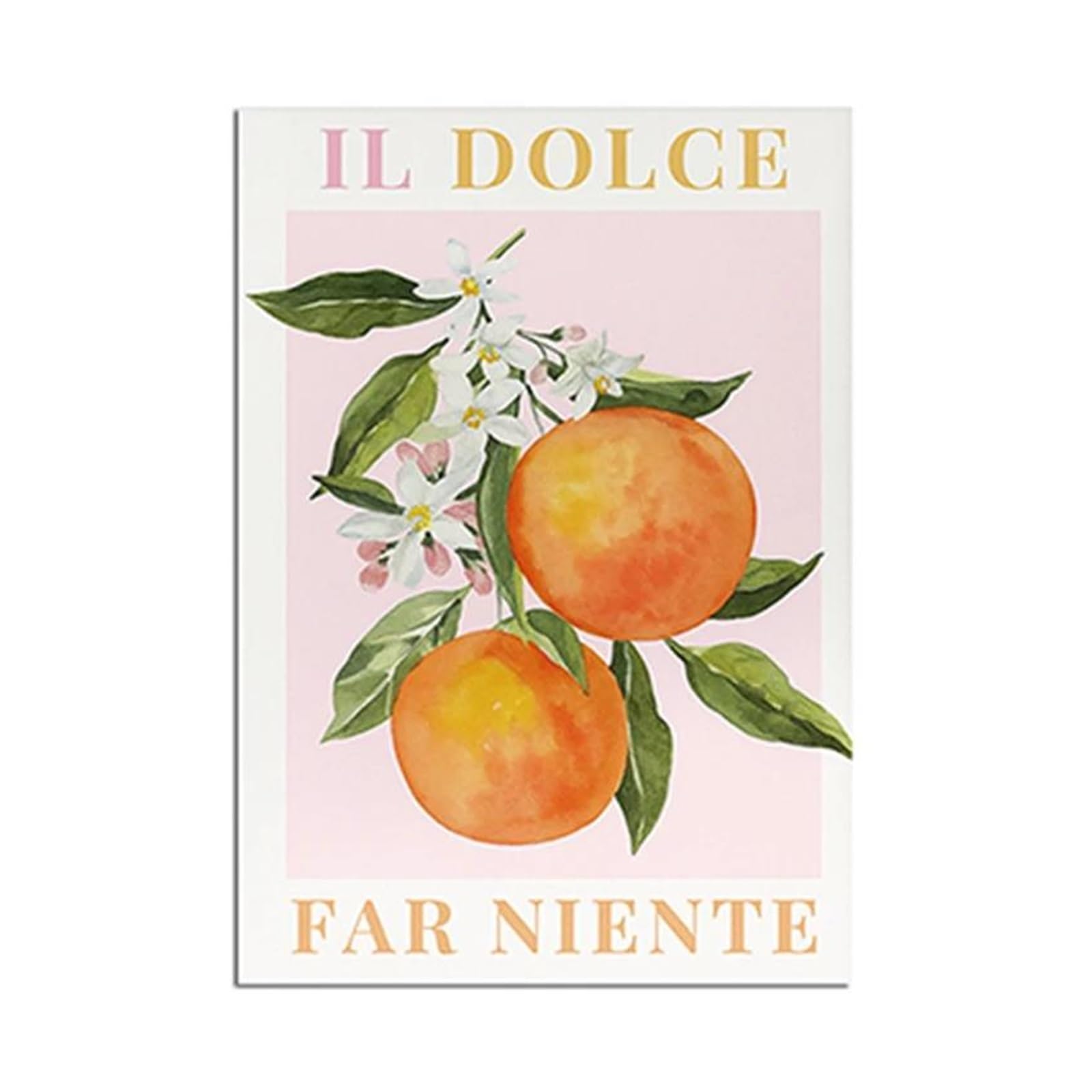 Décoration murale colorée Côte Amalfitaine : affiche maison fleurie 30x40cm