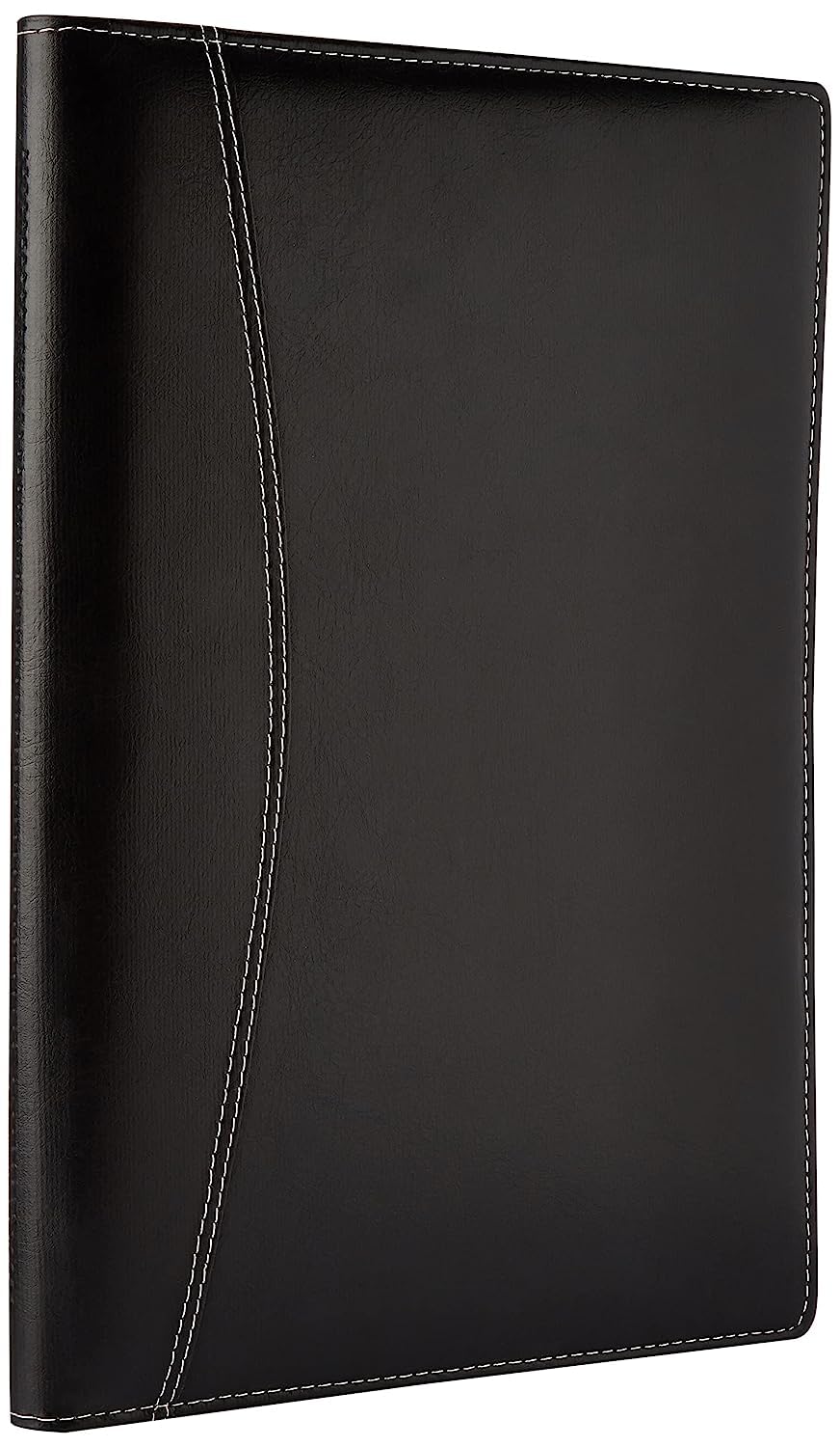 Sponsored Ad - COI Black Faux Leather File and Folder for Certificate and Document for Student Portfolio with Zip Expending (Black) 20 Leaf
