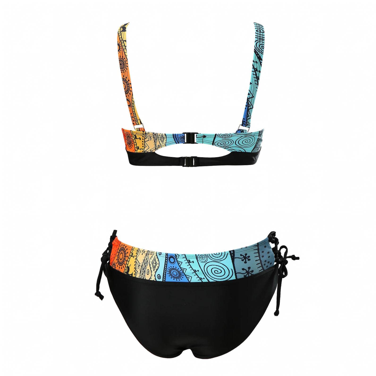 Sheey Bikinis Mujer Push Up Dos Piezas Bikini Mujer,Bikinis Mujer 2022 Push Up Bikini Push Up con Relleno y Aros Biquini Niña Bikinis Tiro Alto Bikini Tanga Mujer Playa Biquini Mujer Push Up
