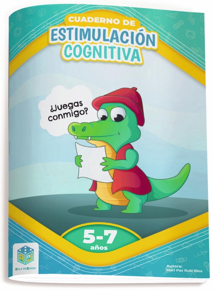 Cuaderno de estimulación cognitiva. ¿Juegas conmigo? 5-7 año